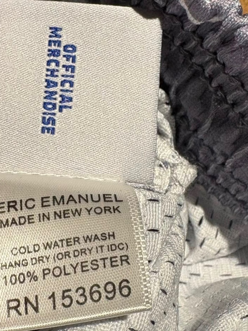 Eric Emanuel EE Gray Paisley Bandana Mesh Shorts Brand New - Picture 9 of 11